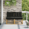 2 Sztuka Środkowa sofa ogrodowa