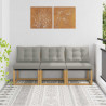 3 Sztuka Środkowa sofa ogrodowa