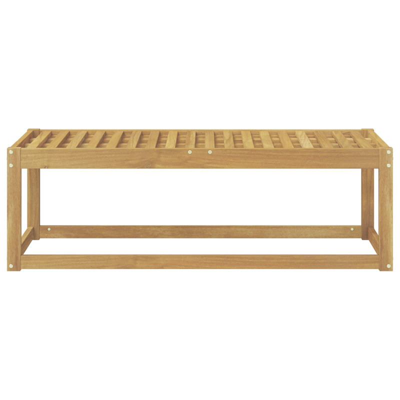 Stołek Ławka na Zewnątrz Biały 115 x 43 x 37 cm