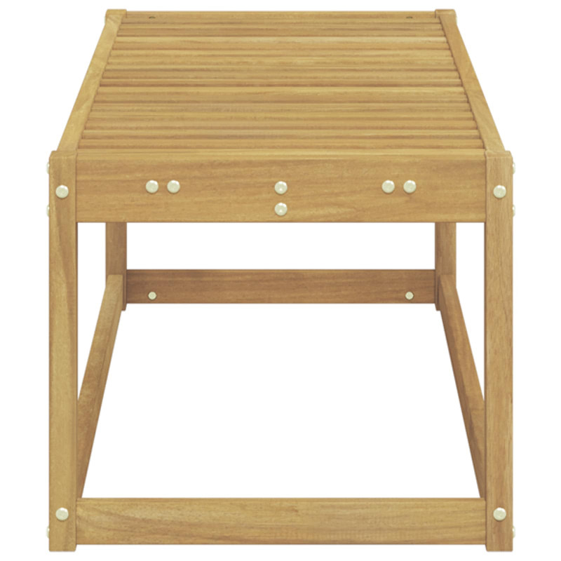 Stołek Ławka na Zewnątrz Biały 115 x 43 x 37 cm