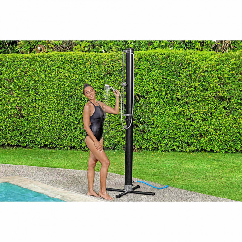 Bestway Solarny prysznic zewnętrzny Solar Flow, czarny, 20 L