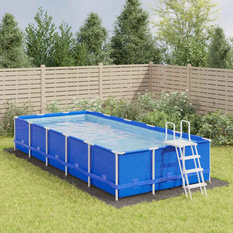 Mata pod basen, jasnoszara, 750x370 cm, geowłóknina poliestrowa