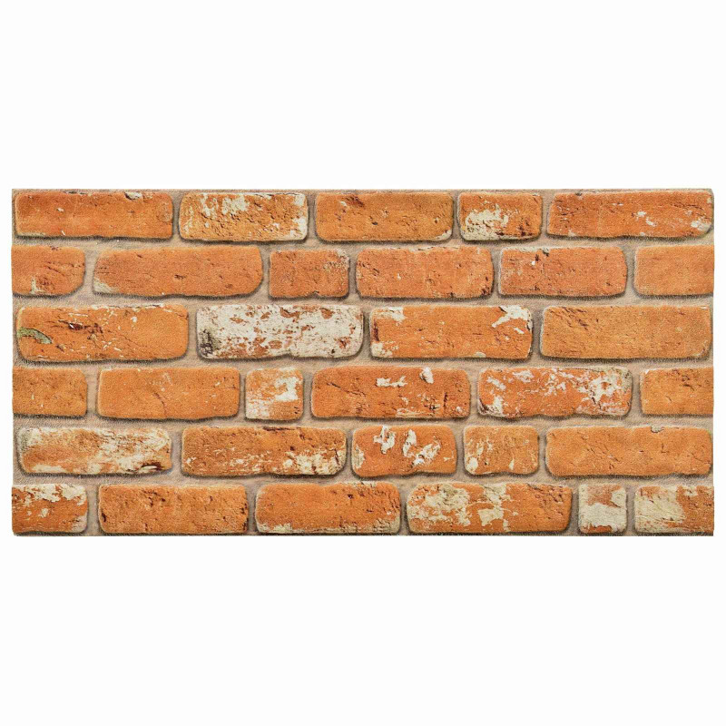 Panele ścienne 10 pcs Cegła 100 x 50 cm Pianka EPS
