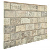 Panele ścienne 10 pcs piaskowy 100 x 50 cm Pianka EPS