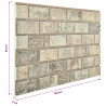 Panele ścienne 10 pcs piaskowy 100 x 50 cm Pianka EPS
