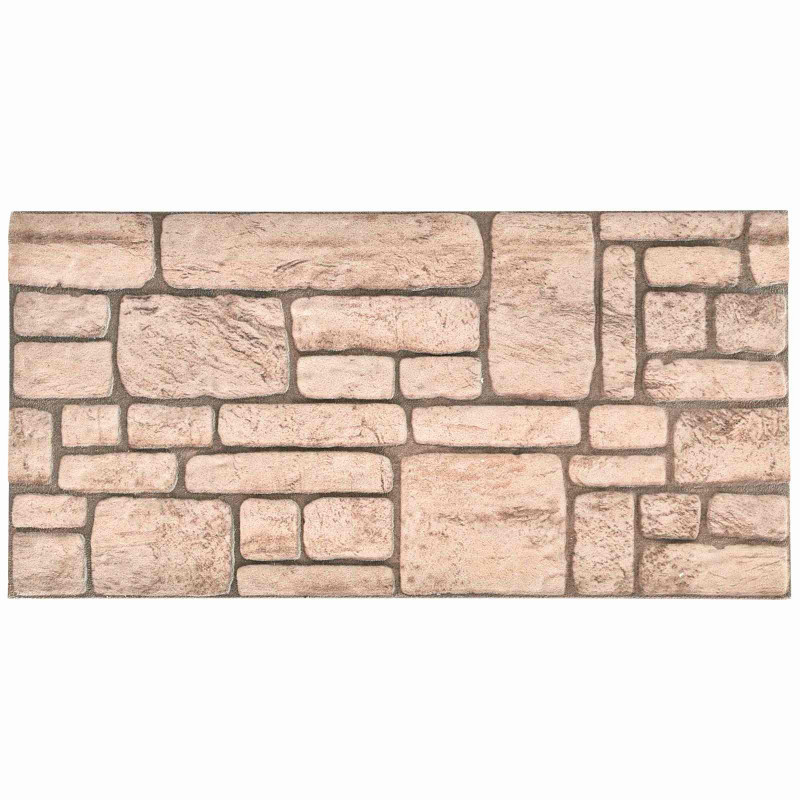 Panele ścienne 10 pcs Beżowy 100 x 50 cm Pianka EPS