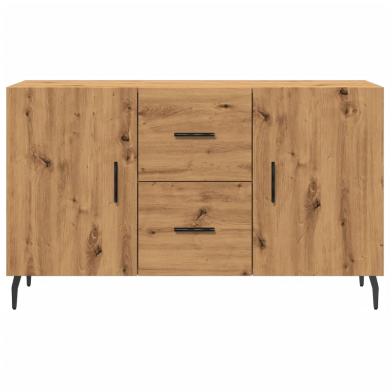 Komoda, dąb artisian, 100x36x60 cm, materiał drewnopochodny