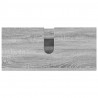 Zestaw mebli łazienkowych z szufladą z półką 4 pcs Szary Sonoma