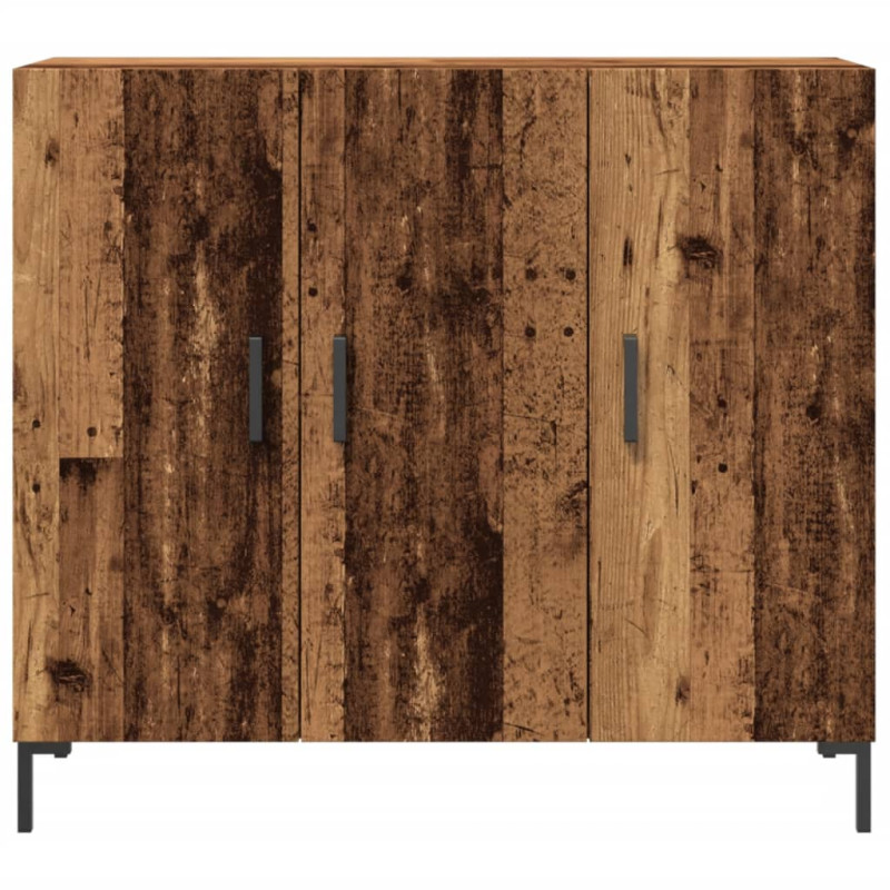 Szafka, stare drewno, 90x34x80 cm, materiał drewnopochodny