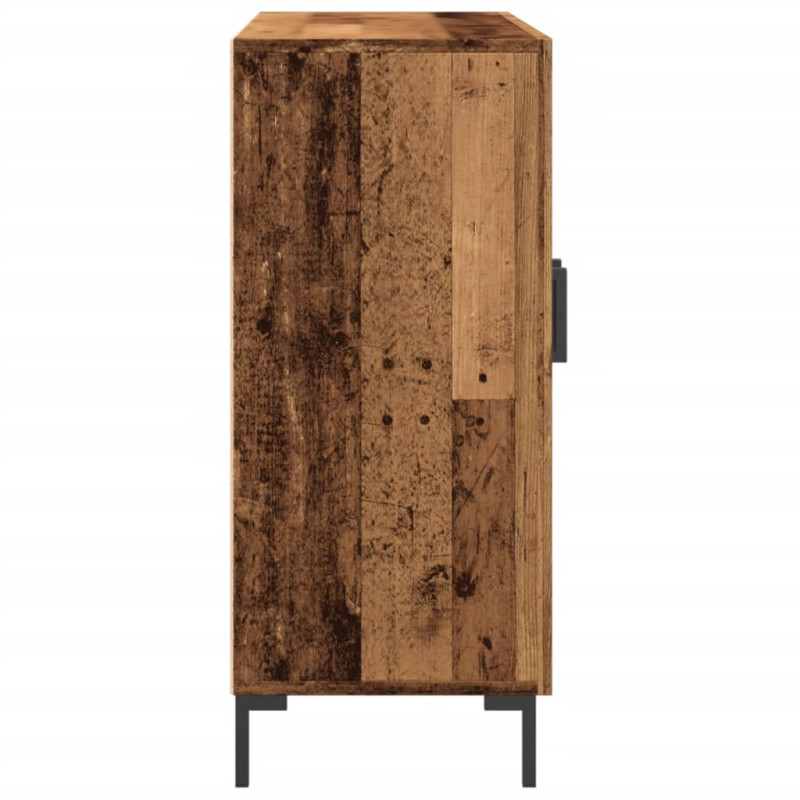 Szafka, stare drewno, 90x34x80 cm, materiał drewnopochodny