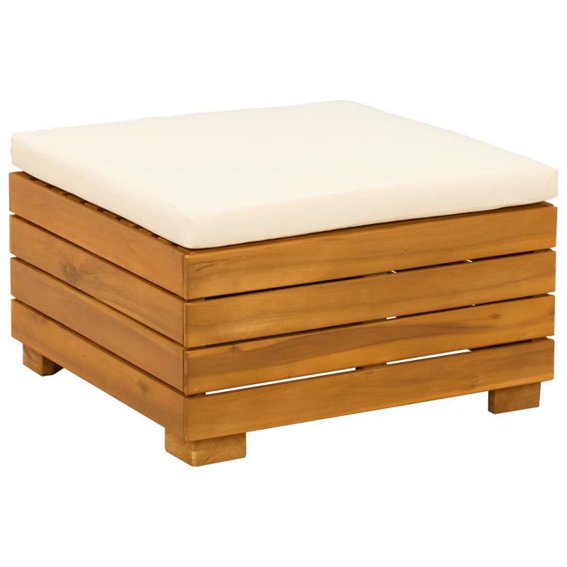 Zestaw sof na zewnątrz 8 Sztuka brązowy Lite Drewno Akacji