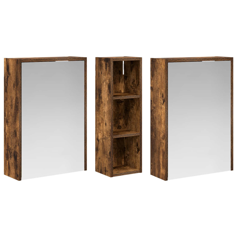 Zestaw Szafek Łazienkowych 3 pcs 106 x 16 x 62,5 cm