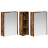 Zestaw Szafek Łazienkowych 3 pcs 106 x 16 x 62,5 cm