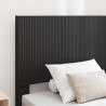 Stelaż łóżka z przechowywaniem i zagłówkiem Czarny 100 x 200 cm