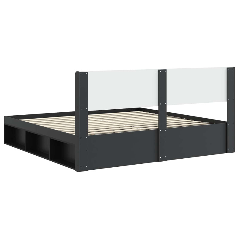 Stelaż łóżka z przechowywaniem i zagłówkiem 3 pcs
