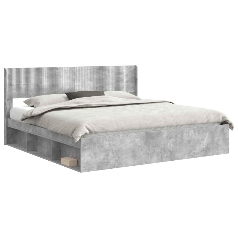 Stelaż łóżka z przechowywaniem i zagłówkiem 3 pcs