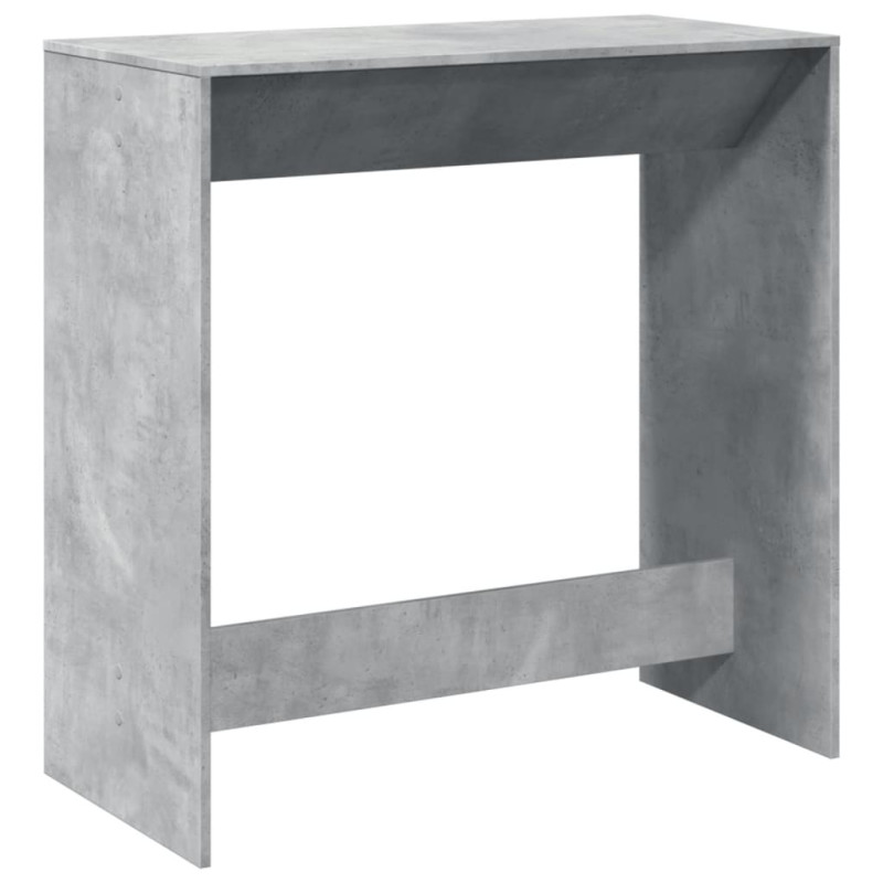 Stolik barowy, szarość betonu, 102x50x103,5 cm