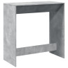 Stolik barowy, szarość betonu, 102x50x103,5 cm