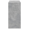 Stolik barowy, szarość betonu, 102x50x103,5 cm