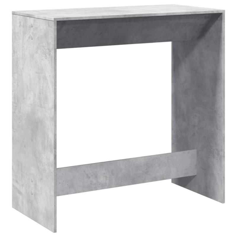 Stolik barowy, szarość betonu, 102x50x103,5 cm