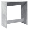 Stolik barowy, szarość betonu, 102x50x103,5 cm