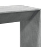 Stolik barowy, szarość betonu, 102x50x103,5 cm