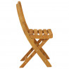 Krzesła Bistro na Zewnątrz 8 pcs naturalny 40 x 42 x 85 cm