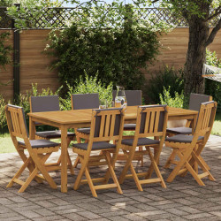 Krzesła Bistro na Zewnątrz 8 pcs ciemnoszary 38 x 46 x 85 cm