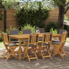 Krzesła Bistro na Zewnątrz 8 pcs ciemnoszary 38 x 46 x 85 cm