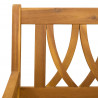 Ławka ogrodowa 4 pcs naturalny 56 x 55,5 x 90 cm
