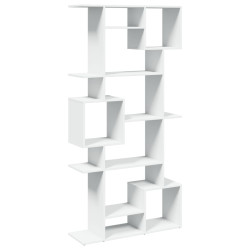 Regał, biały, 92x29x188 cm, materiał drewnopochodny