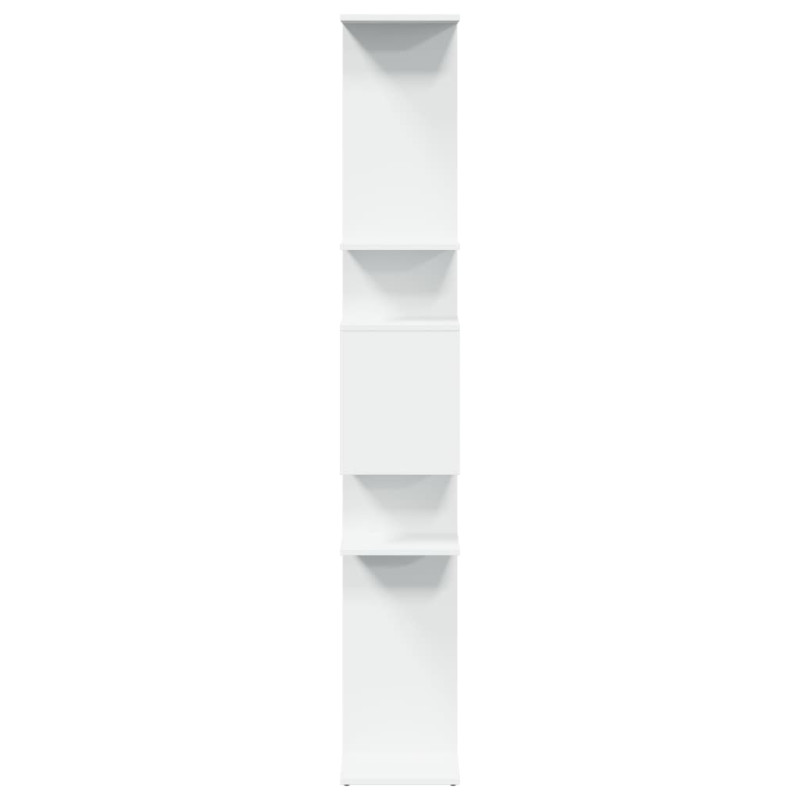 Regał, biały, 92x29x188 cm, materiał drewnopochodny
