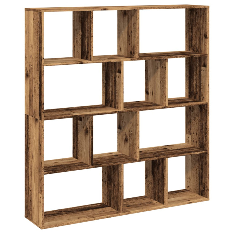 Regał, stare drewno, 132x29x141,5 cm, materiał drewnopochodny