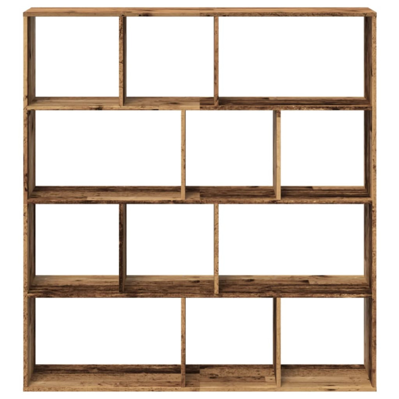 Regał, stare drewno, 132x29x141,5 cm, materiał drewnopochodny