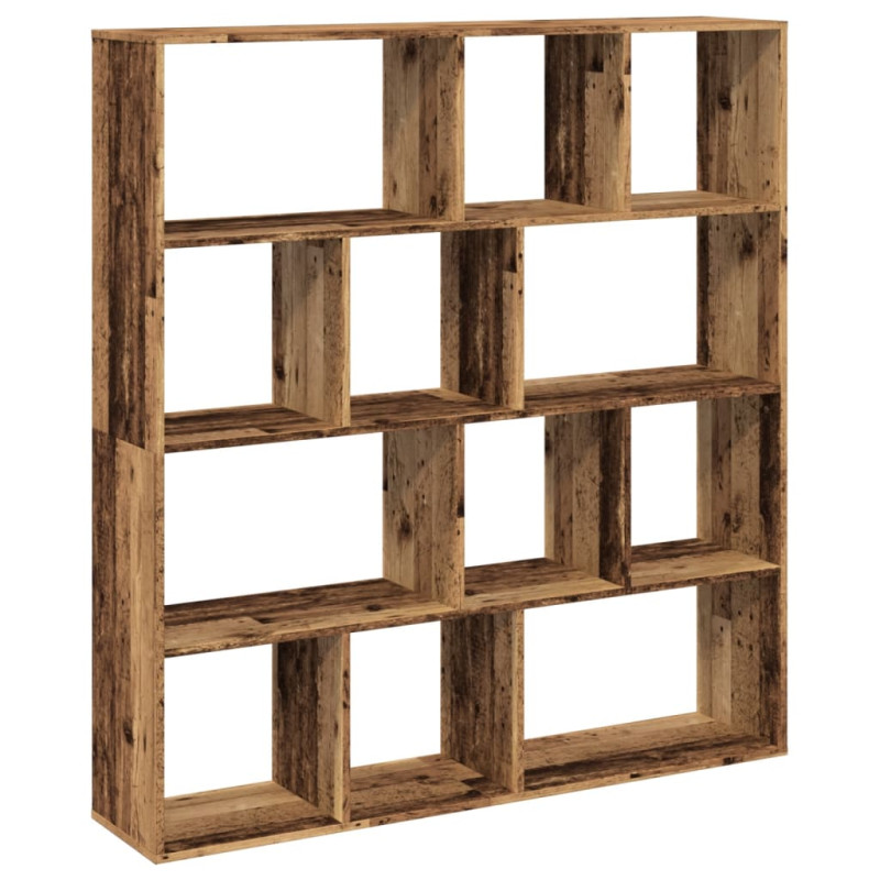 Regał, stare drewno, 132x29x141,5 cm, materiał drewnopochodny
