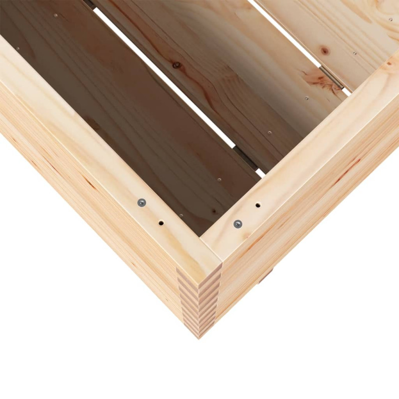 Donica ogrodowa, 110x40x72,5 cm, lite drewno sosnowe