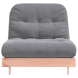 Sofa rozkładana futon, z materacem, 80x206x11 cm, daglezjowa