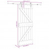 Drzwi przesuwne NARVIK 85 x 210 cm (213,5 cm)