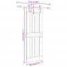 Drzwi przesuwne NARVIK 80 x 210 cm (152,5 cm)