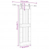 Drzwi przesuwne NARVIK 70 x 210 cm (152,5 cm)