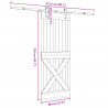 Drzwi przesuwne NARVIK 80 x 210 cm (213,5 cm)