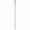Drzwi przesuwne Naturalny i czarny 86 x 211 cm