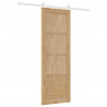 Drzwi przesuwne Naturalne i białe 73,5 x 211 cm
