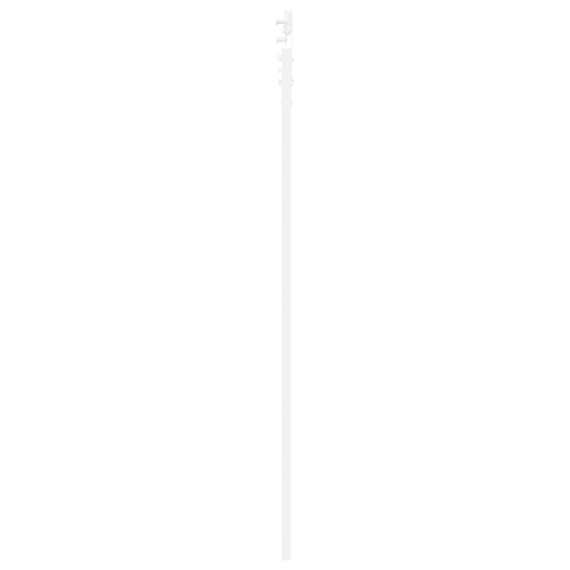 Drzwi przesuwne Biały 83 x 202 cm Lite drewno sosnowe