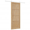 Drzwi przesuwne Naturalne i białe 83 x 211 cm
