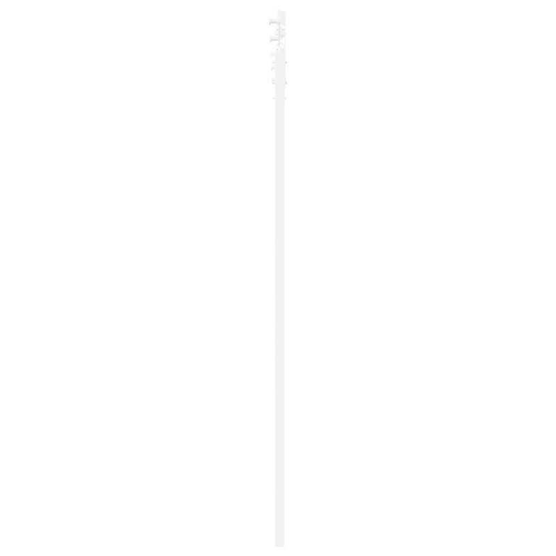 Drzwi przesuwne Biały 83 x 202 cm Lite drewno sosnowe