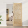Drzwi przesuwne Naturalne i białe 83 x 211 cm