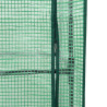 Podwyższona donica ze szklarnią, wygląd rattanu, 120x40x123 cm