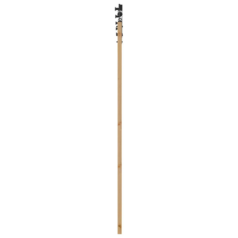 Drzwi przesuwne naturalny 61 x 198,5 cm Lite drewno sosnowe
