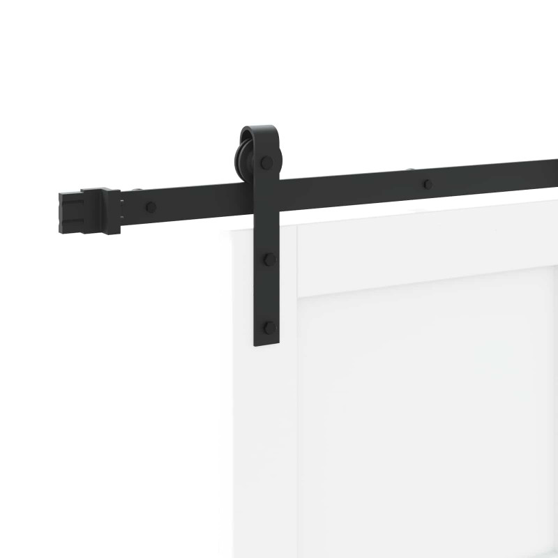 Drzwi przesuwne Biały 83 x 232 cm Lite drewno sosnowe